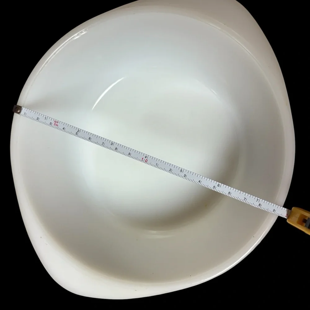 Glasbake milk glass